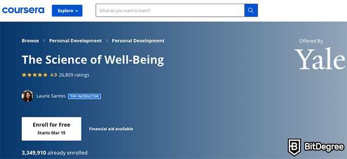Наука быть счастливым: бесплатный онлайн-курс от профессора из Йеля